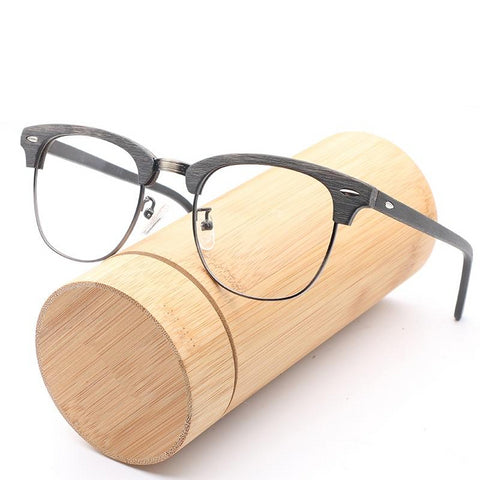 Wood Frame Vintage Recipe Prescription Glasses