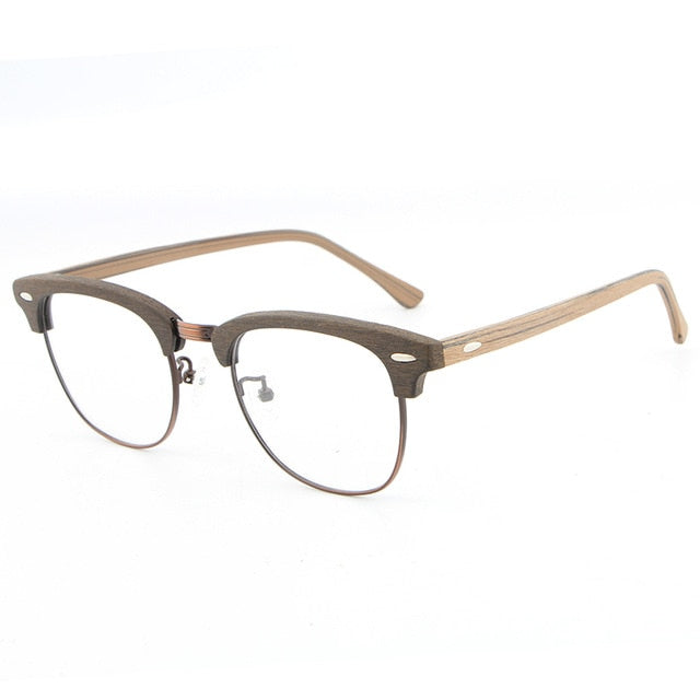 Vintage Optical Wood Glasses