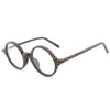 Retro Round Wooden Eye Glasses