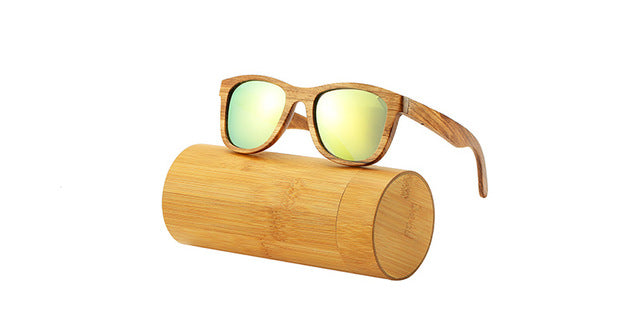 100% Real Zebra Wood Sunglasses