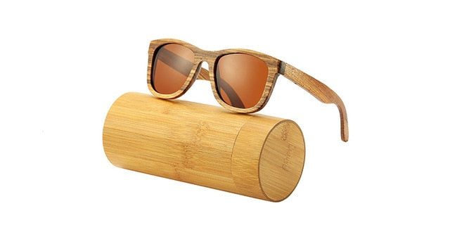 100% Real Zebra Wood Sunglasses