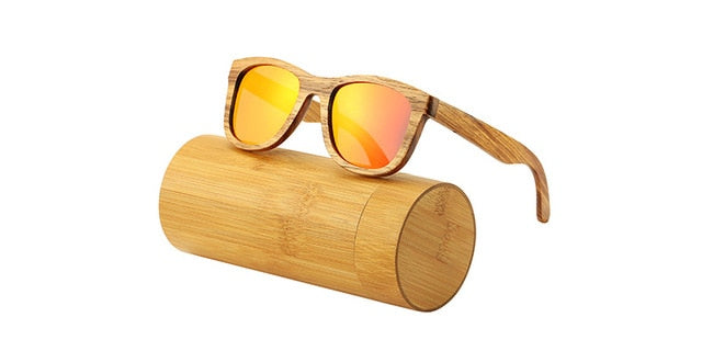 100% Real Zebra Wood Sunglasses