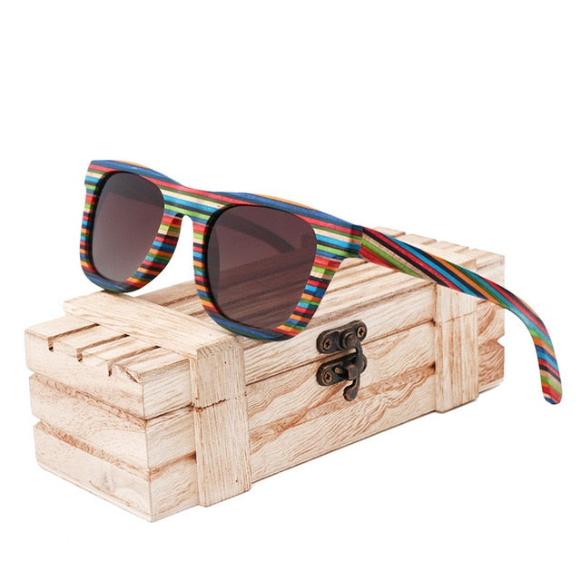 Polarized Wooden Sunglasses