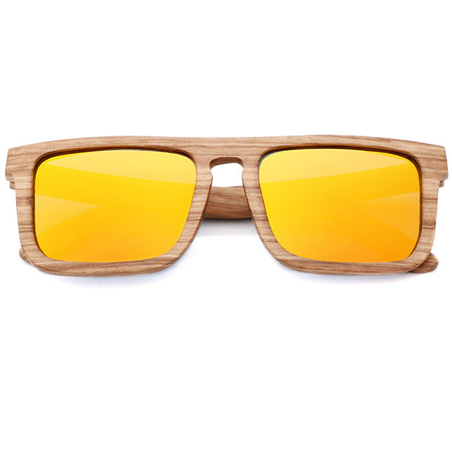 Zebra Wooden Sunglasses