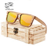 Zebra Wooden Sunglasses