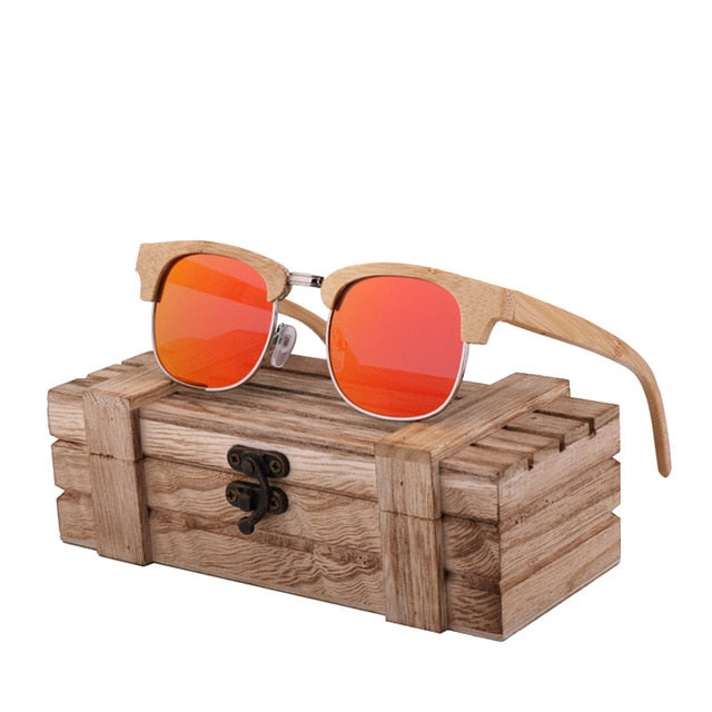 Nature Brand Unique Design Bamboo Sunglasses