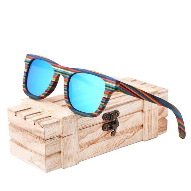 Skateboard Wooden Sunglasses