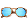 Zebra Wooden Retro Style Sunglasses