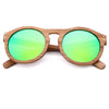 Zebra Wooden Retro Style Sunglasses