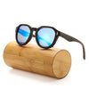 Blue Frame With Coating Mirrored Sunglasses