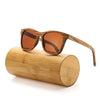 Zebra Wooden Polarized Sunglasses