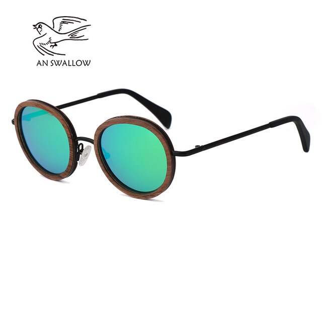 2019 New Retro Wooden Sunglasses