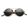 Metal and Wood Polarized Sunglasses