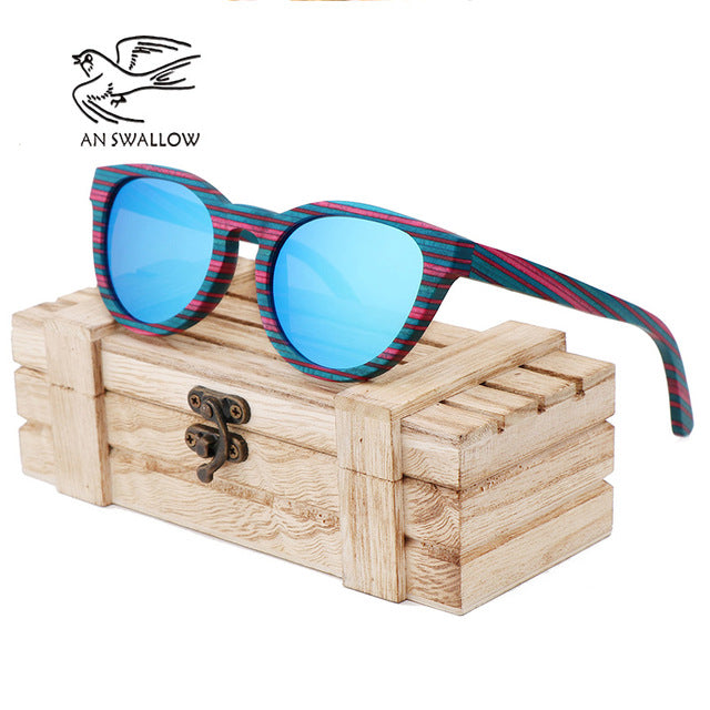 Polarized Wooden Sunglasses