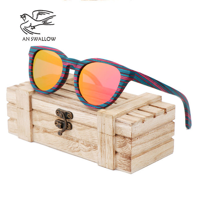 Polarized Wooden Sunglasses