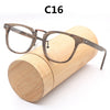 Wood Retro Eyeglasses