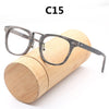 Wood Retro Eyeglasses