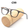 Wood Retro Eyeglasses