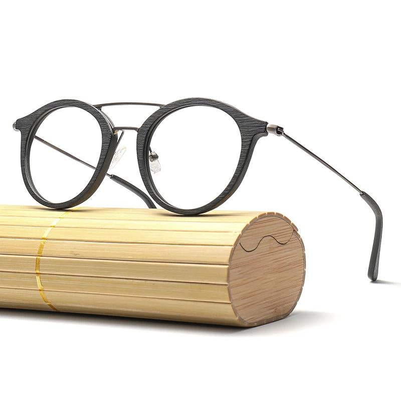 Wood Grain Optical Prescription Glasses