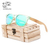 High Quality Retro Transparent Blue Square Sunglasses